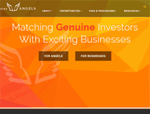 Tablet Screenshot of businessangels.com.au