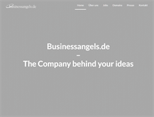 Tablet Screenshot of businessangels.de
